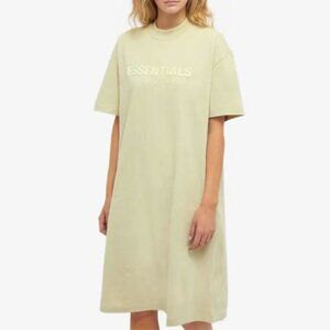 Fear of God ESSENTIALS Women's Short Sleeve Logo Dress Size Large 36107